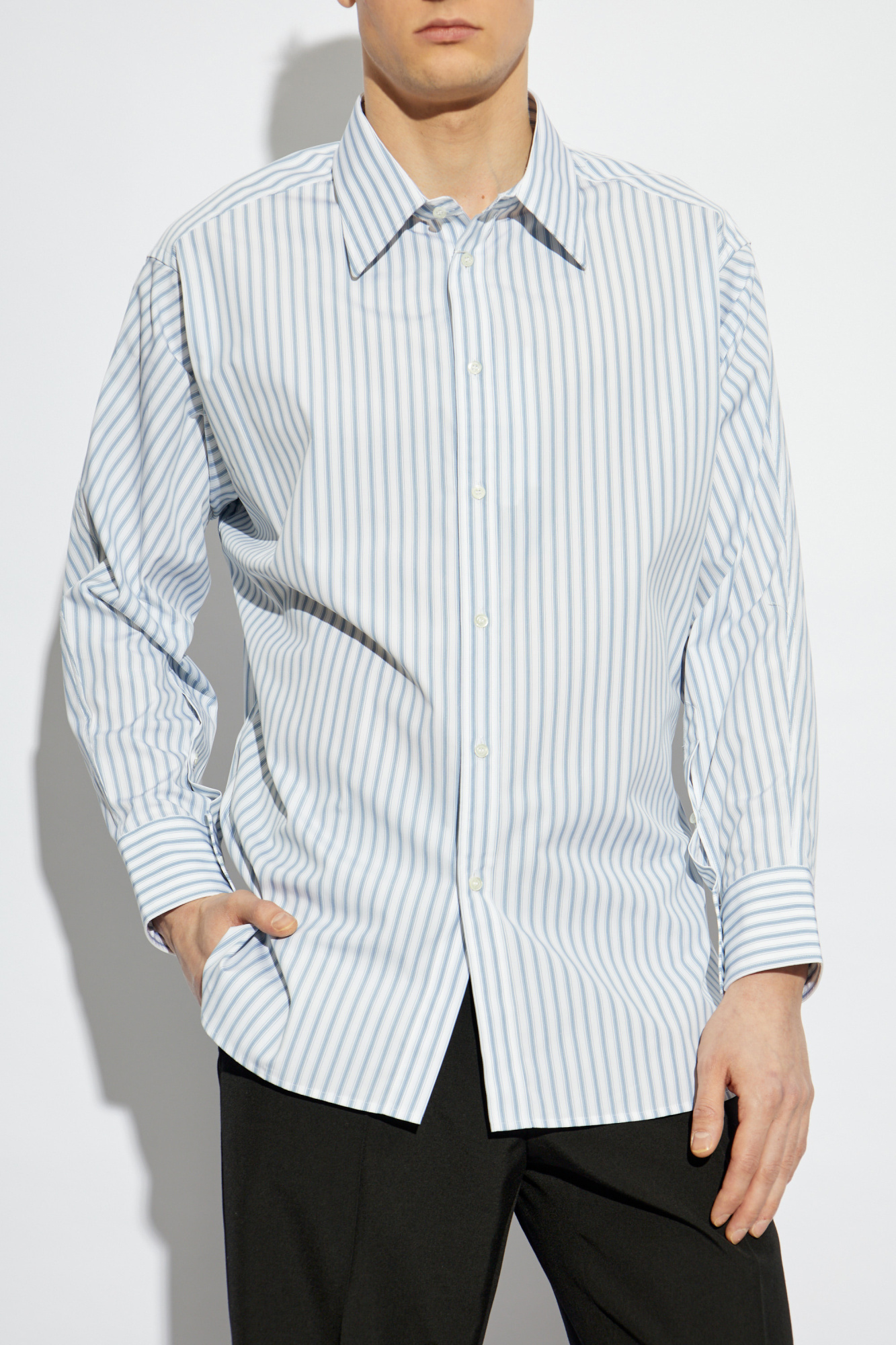Maison Margiela Shirt with striped pattern | Men's Clothing